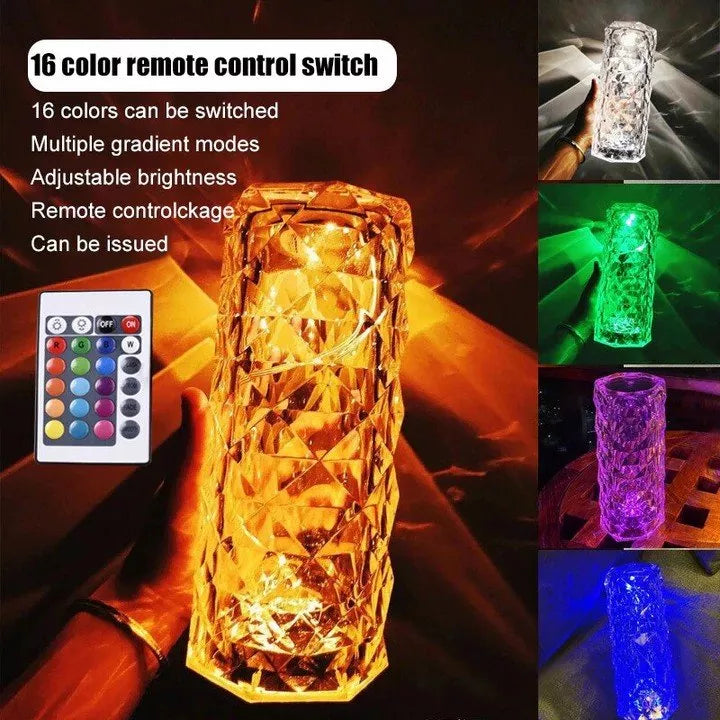 16 IN 1 DIAMOND MAGICAL CRYSTAL LAMP (With Remote & Sensor)