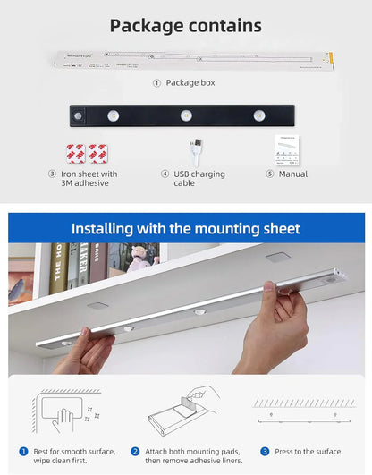 Wireless Motion Sensing Adhesive Lights