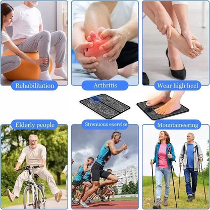 HealthCare Plus Electric Foot Massager Pad for Instant Legs, Back Relief