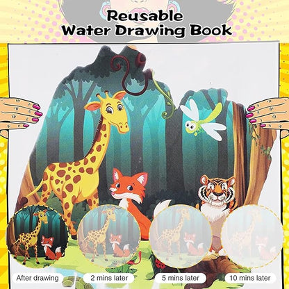 Reusable Magic Water Painting Book