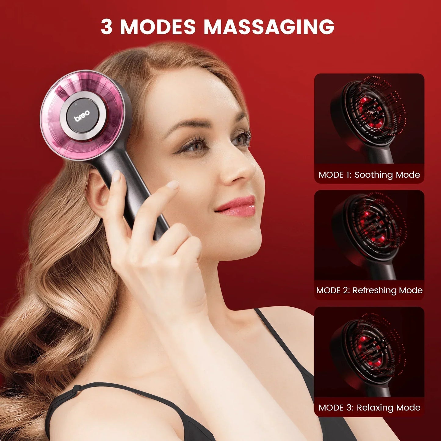 Hair Scalp Trilogy Massager & Hair Growth Device